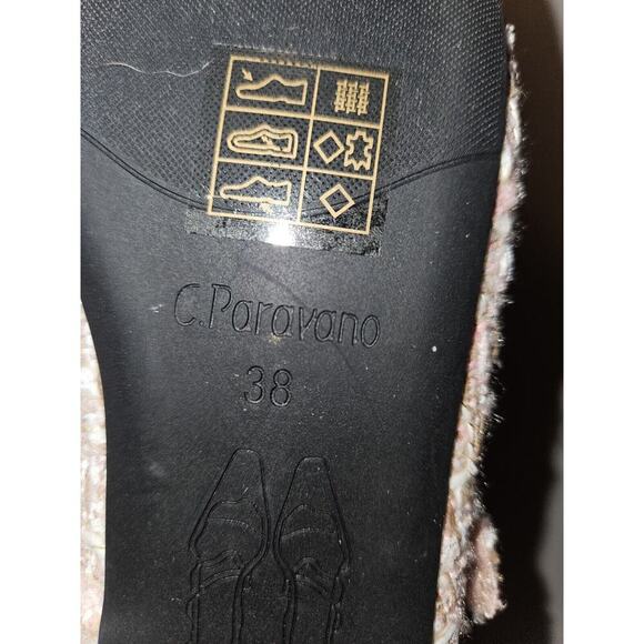 New! C.Paravano Women's Flats Shoes Round Toe Ballet Tweed Blush Size 7.5 $118 - Picture 13 of 14